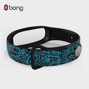 bong 3设计款专属腕带  运动计步心率智能手环表环   原装配件
