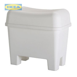 宜家 波斯昂 储物凳脏衣凳浴室储物收纳脏衣收纳凳 IKEA国内代购