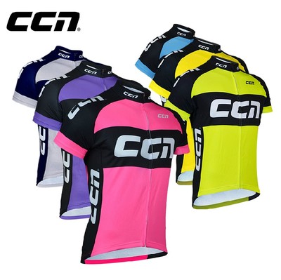 CCN骑行服专业版 自行车夏季短袖上衣弹力透气男女通用 骑行装备