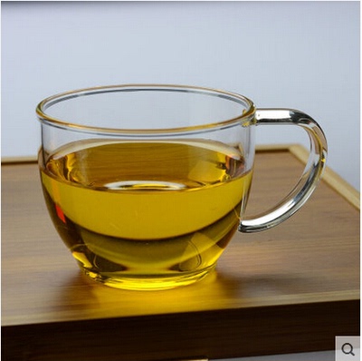 雅风玻璃茶杯创意耐热玻璃防爆茶杯办公水杯花茶泡茶杯手工杯子