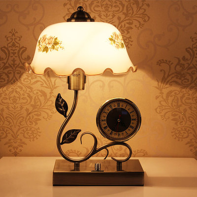 欧式台灯 奢华复古客厅台灯 现代创意台灯 床头台灯 可调光 卧室