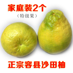 正宗广西容县千秋沙田柚新鲜水果柚子5斤2个