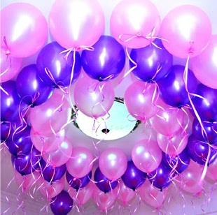 婚礼气球批发婚房布置结婚庆典气球韩国加厚珠光气球拱门造型装饰