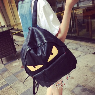 韩版时尚男女同款学生书包背包女包背包怪兽女式旅游包