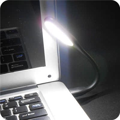 USB灯LED灯头宿舍床头护眼学习台灯笔记本随身移动充电宝灯泡强光