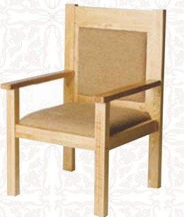 【拿撒勒木匠】基督教会牧师椅讲台椅讲道椅全实木圣具N1203