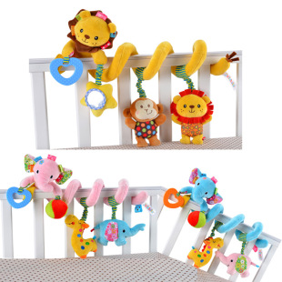 澳洲JOLLYBABY 2个包邮 多功能婴儿床绕 床挂 推车挂铃宝宝玩具