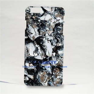 晶体矿diy定制手机壳 来图定制个性手机外壳保护套