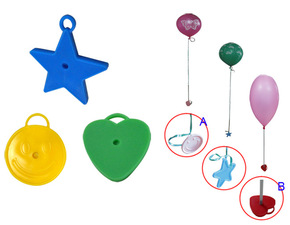 18寸适用 全新PP料铝膜球吊挂承重配件 氦气球挂件配件 气球吊坠