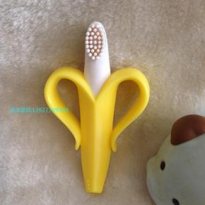 代购 包邮 美国Babybanana香蕉牙胶磨牙棒玩具宝宝婴儿咬胶乳牙刷