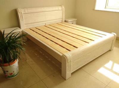 红橡木高端全实木床  三抽屉床箱 超大储物空间  超低价
