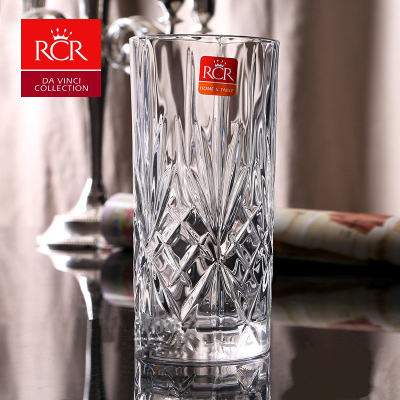 意大利进口RCR无铅水晶玻璃杯家用水杯耐热茶杯酒杯牛奶杯果汁杯