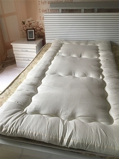 全棉日式学生床垫床护垫加厚榻榻米软褥子 学生宿舍床90可折叠