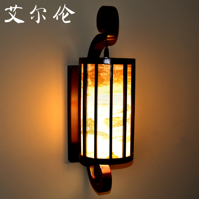 中式壁灯客厅卧室床头灯具led过道走廊复古典欧式房间单头墙壁灯