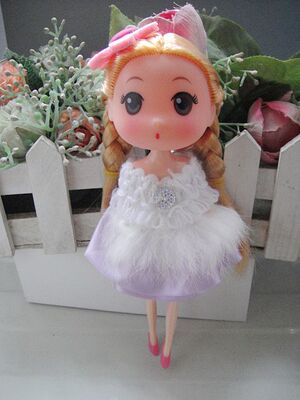 迷糊娃娃 时尚芭比洋娃娃挂件女孩室友生日礼物蛋糕烘焙模具