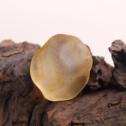 天然戈壁托帕石原石金丝玉裸石把件新疆克拉玛依帕托石 戈壁水晶