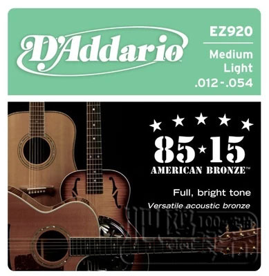 美产正品 D'Addario 达达里奥琴弦EZ920民谣木琴木吉他套弦 包邮