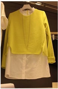 2015秋季新款韩版大码孕妇装显瘦气质假两件衬衫长袖打底孕妇裙子