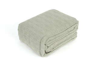 宜家100%全棉针织毯 午睡毛线毯搭毯 空调被沙发大盖毯纯棉婴儿毯