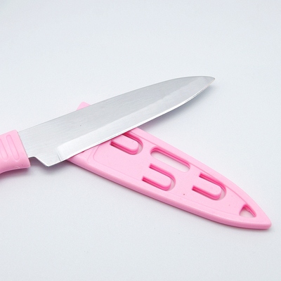 韩国高美正品不锈钢小刀水果刀削皮刀卡通小巧便携带套多用随身刀
