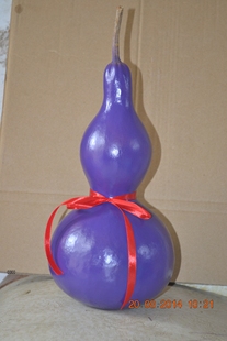 天然七彩红紫色摆件儿童环保彩绘葫芦玩具七色葫芦娃孩子礼物批发