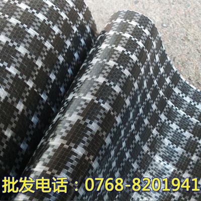 台湾厂150g克新料种殖养殖半透光黑白编织大栅布超耐用栅膜黑白格