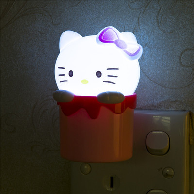 新款卡通遥控小夜灯 直插床头LED灯 可调节遥控变色浪漫礼品灯