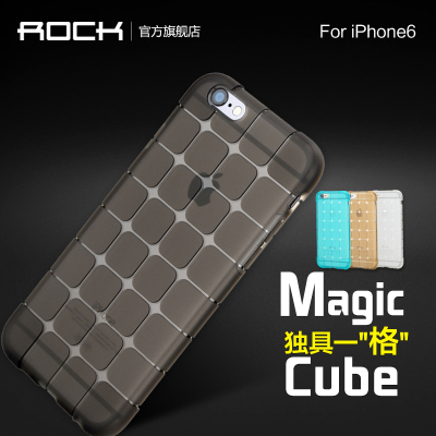 ROCK iPhone6手机壳超薄4.7寸硅胶保护软壳苹果6保护套防摔软壳潮