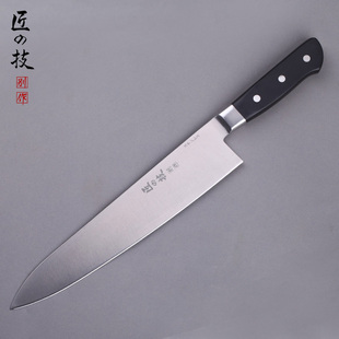 包邮正品匠の技进口不锈钢刀具日本寿司刀日式料理刀鱼片刀牛肉刀