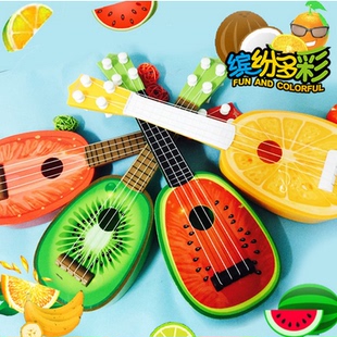 儿童早教水果尤克里里玩具 乐器迷你小吉他弹奏初学者3-6周岁批发