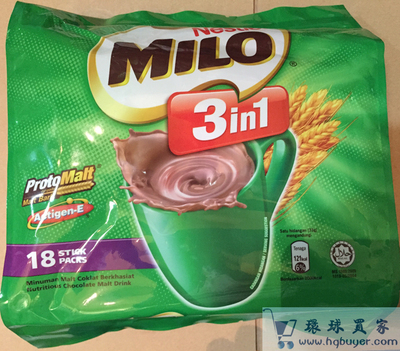 (包邮)香港代购马来西亚NestleMILO雀巢咖啡美禄麦芽巧克力冲饮