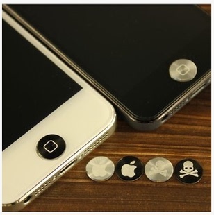 iPhone6 plus按键贴4S金属贴home贴ipad2 3 5C air键苹果按钮贴1