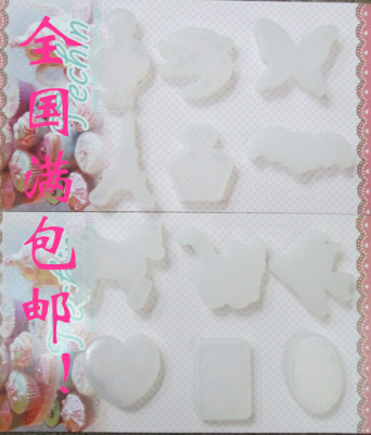 日本代购现货UV胶滴胶水晶树脂ab胶硅胶模具圣诞卡通动物形 包邮