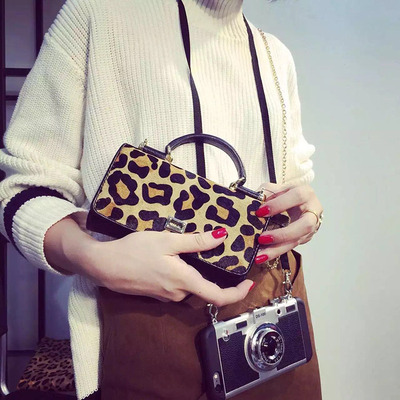 韩国新款女包2015时尚马毛款钱包小方包单肩包斜挎包手提包女