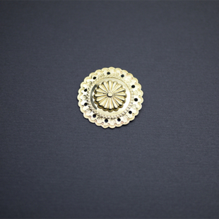 Goro's  抗氧化黄铜 原版复刻 4cm大财布扣