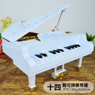圣诞节创意礼物大号14键可弹奏钢琴送女友闺蜜同学平安夜生日礼物