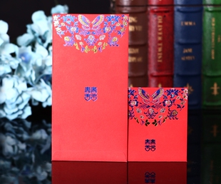 2015结婚迷你千元大红包袋新娘中式创意高档烫彩金利是封流苏