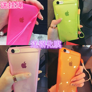 新款果粉iphone6plus手机壳苹果6S手机壳日韩软硅胶套4.7防摔外壳
