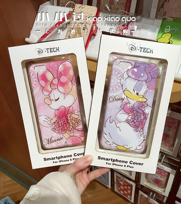 上海迪士尼代购 现货 米妮黛西梦幻粉色全包手机壳 iPhone 6plus