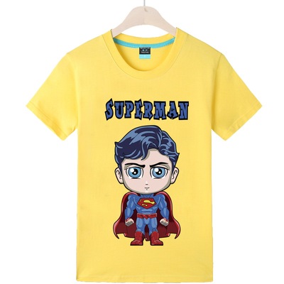 蝙蝠侠大战超人神奇女侠DC联盟正义周边电影纯棉短袖T恤夏男衣服