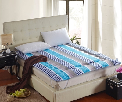 纯棉磨毛印花床垫单双人床护垫1.5米榻米床褥学生儿童可折叠垫子
