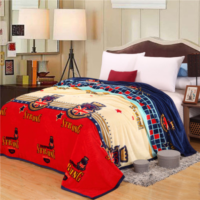 雪貂绒毛毯 夏季空调盖毯冬季保暖床单  单双人学生毯休闲午睡毯