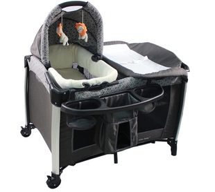 婴儿床 便携式多功能游戏床欧式 台湾工厂生产出口品质Travel cot