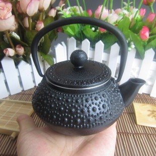 特价铸铁茶壶0.3L粒子 仿南部老铁壶 小雨点茶具生铁壶普洱茶