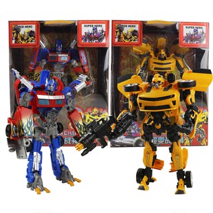 变形玩具超变金刚4 包邮 大黄蜂擎天柱领袖级机器人模型男孩玩具