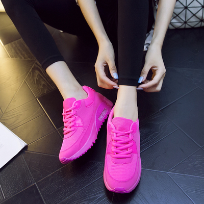 2015夏季新款运动鞋女鞋子休闲气垫鞋女韩版透气厚底单鞋旅游鞋