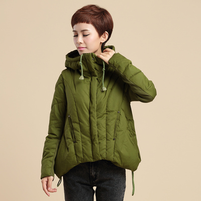 2015冬装新款女装韩版修身显瘦休闲棉衣外套