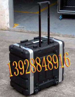 ABS6U带拉杆机箱/塑料机箱/航空机柜/音响机柜/周边器材箱