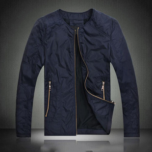 2015春季新款男士夹克 潮韩版修身休闲薄款男士夹克衫外套