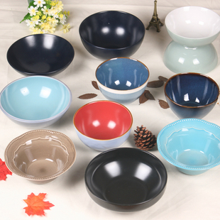 创意日韩欧式陶瓷器餐具小汤碗大米饭碗面碗家用碗甜品碗套装包邮